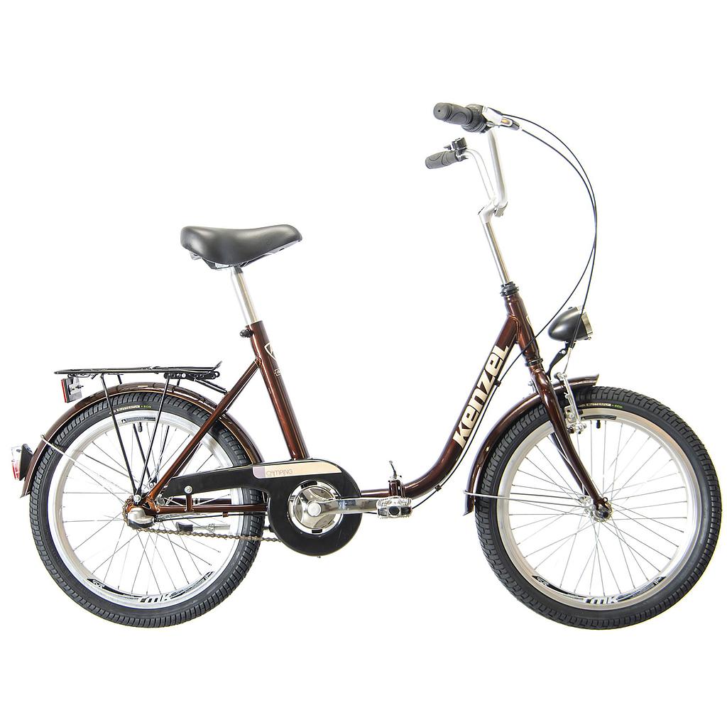 Bicykel Kenzel Camping 20&quot; nexus hnedý
