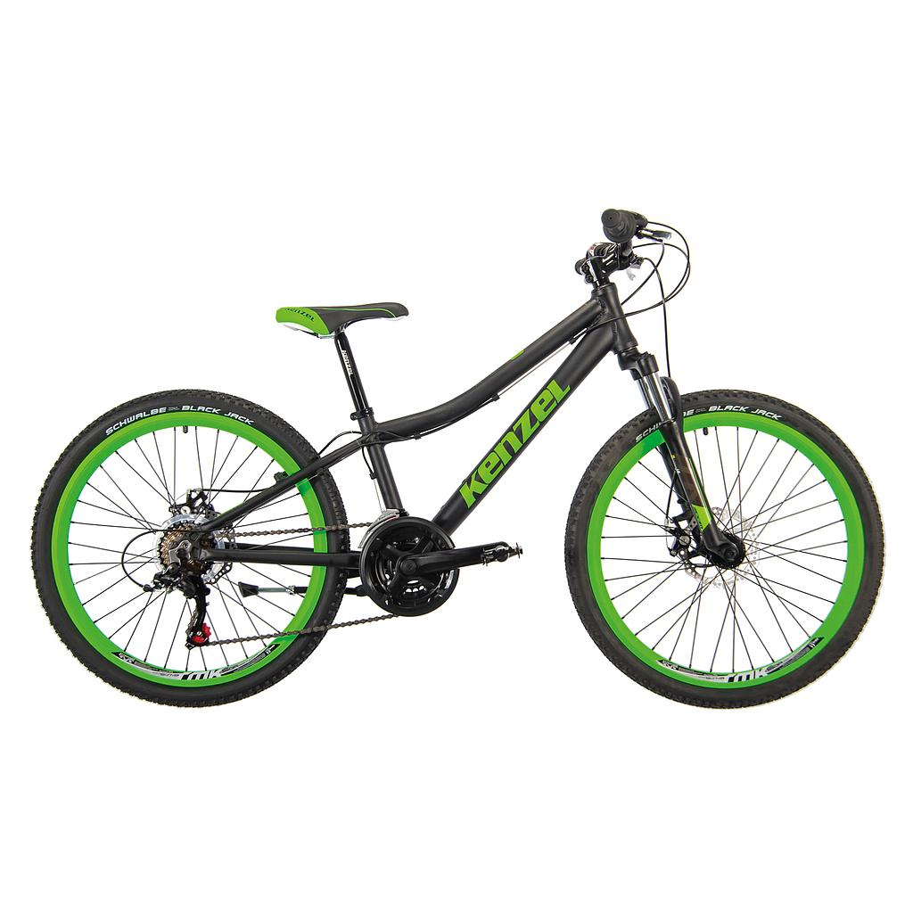 Bicykel Kenzel Vulcano 300 SF24 Disc čierno-zelený