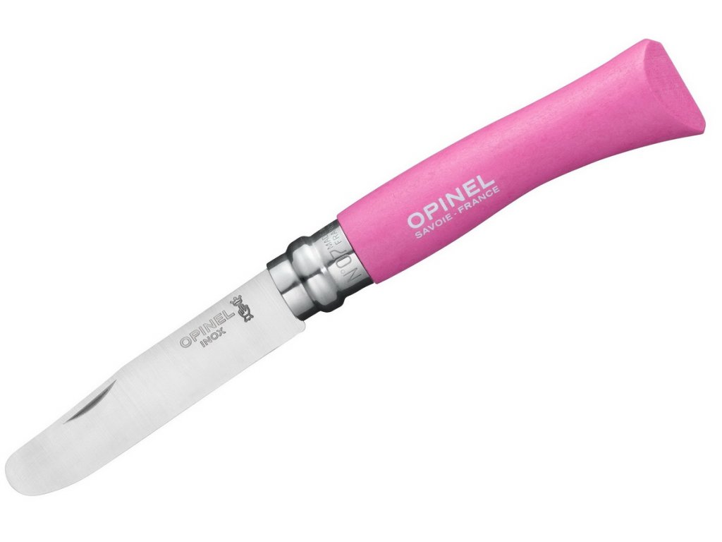 Nôž Opinel detský Inox No.7 ružový